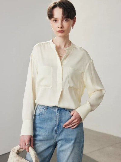 dongguan womenwear factory, dongguan womenwear  silk blouse  supplier