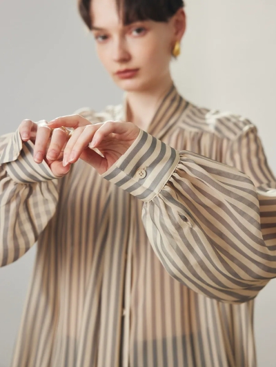 dongguan womenwear factory, dongguan womenwear  silk blouse  supplier