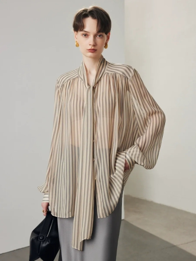 dongguan womenwear factory, dongguan womenwear  silk blouse  supplier