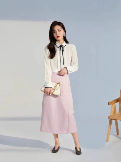 dongguan womenwear factory, dongguan womenwear  silk blouse  supplier