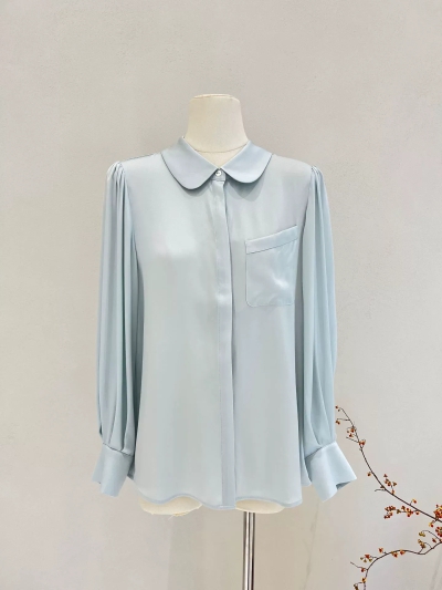 dongguan womenwear factory, dongguan womenwear silk blouse  supplier