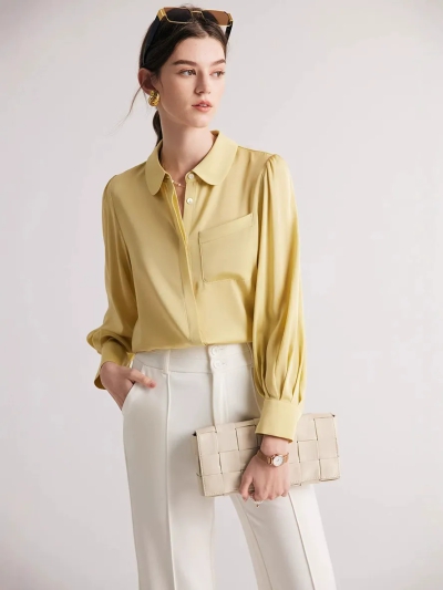 dongguan womenwear factory, dongguan womenwear  silk blouse  supplier