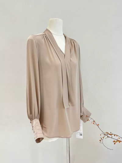 dongguan womenwear factory, dongguan womenwear  silk blouse  supplier