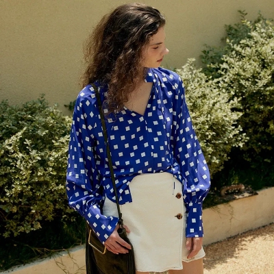 dongguan womenwear factory, dongguan womenwear silk blouse supplier