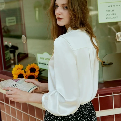 dongguan womenwear factory, dongguan womenwear silk blouse  supplier