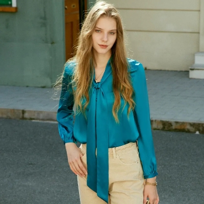 dongguan womenwear factory, dongguan womenwear silk blouse supplier