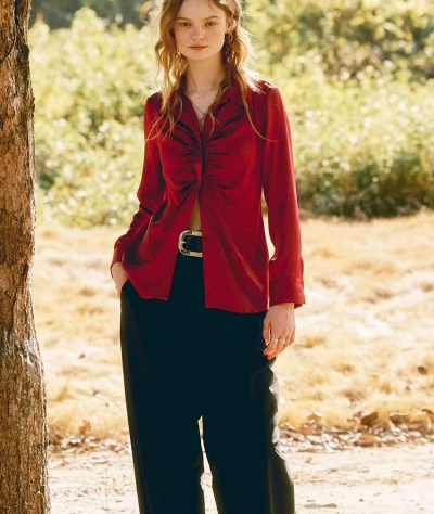 dongguan womenwear factory, dongguan womenwear silk blouse supplier