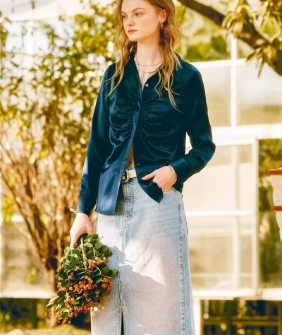 dongguan womenwear factory, dongguan womenwear silk blouse supplier