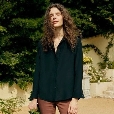 dongguan womenwear factory, dongguan womenwear silk blouse  supplier