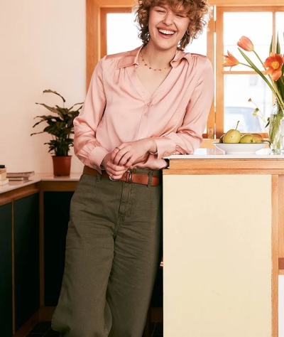 dongguan womenwear factory, dongguan womenwear  silk blouse  supplier
