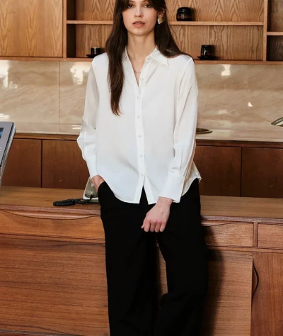 dongguan womenwear factory, dongguan womenwear silk blouse  supplier