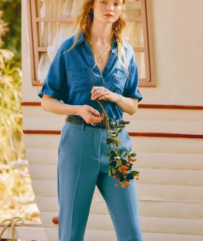 dongguan womenwear factory, dongguan womenwear  silk blouse  supplier