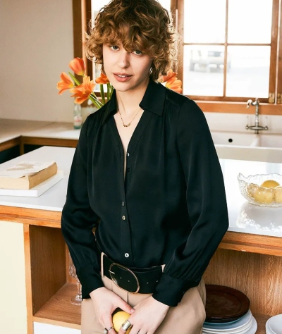 dongguan womenwear factory, dongguan womenwear silk blouse supplier
