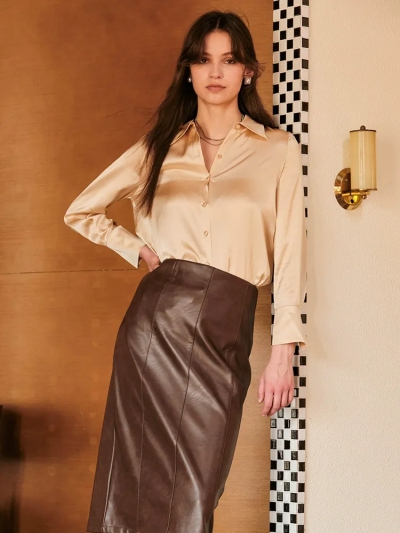 dongguan womenwear factory, dongguan womenwear  silk blouse  supplier