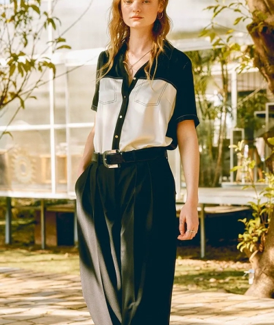 dongguan womenwear factory, dongguan womenwear silk blouse supplier