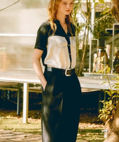 dongguan womenwear factory, dongguan womenwear silk blouse supplier