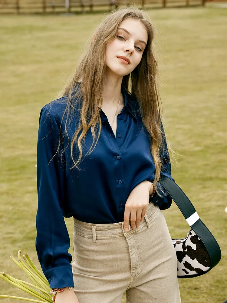 dongguan womenwear factory, dongguan womenwear  silk blouse  supplier