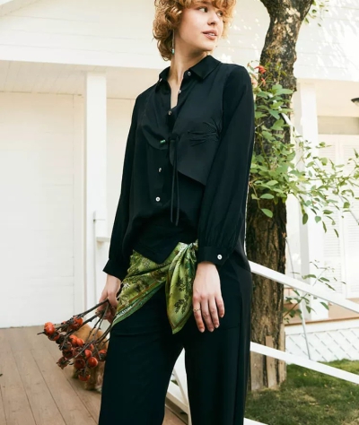 dongguan womenwear factory, dongguan womenwear  silk blouse  supplier