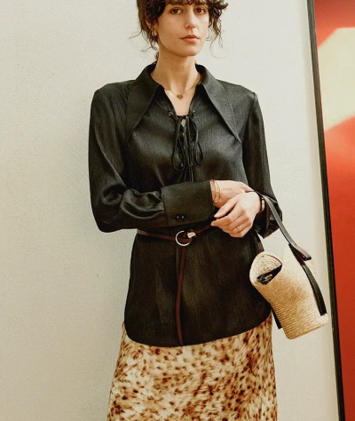 dongguan womenwear factory, dongguan womenwear silk blouse  supplier