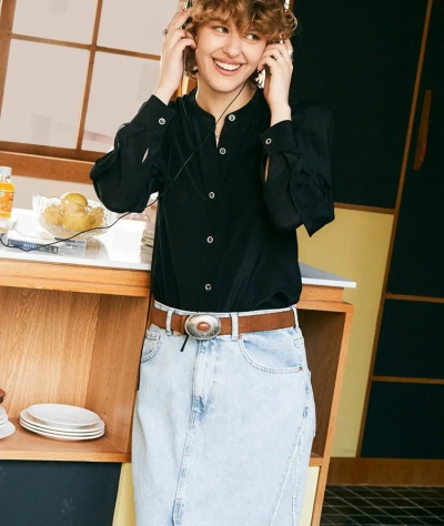 dongguan womenwear factory, dongguan womenwear silk blouse  supplier