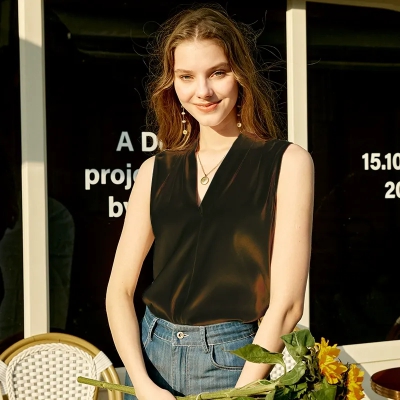 dongguan womenwear factory, dongguan womenwear silk top supplier