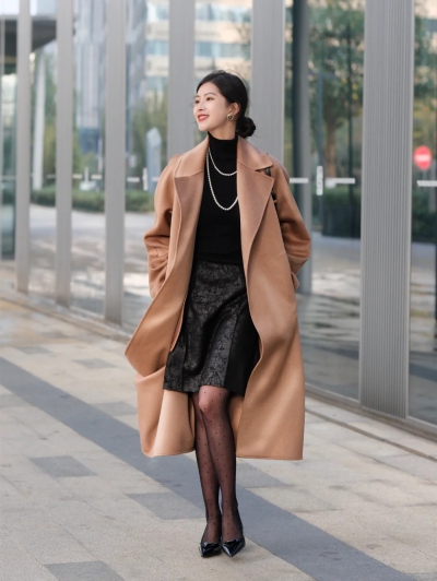 dongguan womenwear factory, dongguan womenwear  women overcoat  supplier