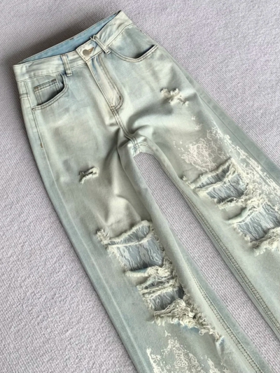 dongguan streetwear factory, dongguan streetwear  women jeans  supplier