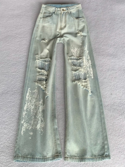 dongguan streetwear factory, dongguan streetwear  women jeans  supplier