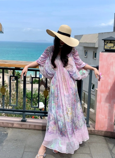 dongguan dress factory, dongguan dress floral dress supplier