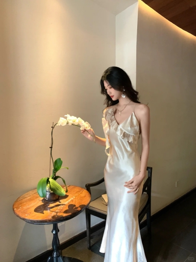 dongguan dress factory, dongguan dress slip dress  supplier