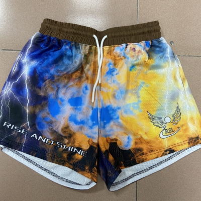 dongguan gymwear factory, dongguan gymwear  mesh shorts  supplier