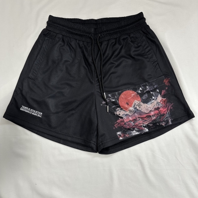 dongguan gymwear factory, dongguan gymwear  mesh shorts  supplier