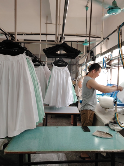 dongguan data factory, dongguan data supplier  factory showroom washing sublimation account women dress music video