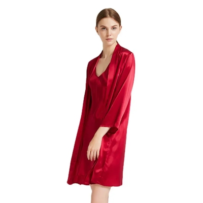 dongguan loungewear factory, dongguan loungewear  silk robe pajamas  supplier