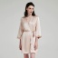 dongguan loungewear factory, dongguan loungewear silk robe pajamas  supplier