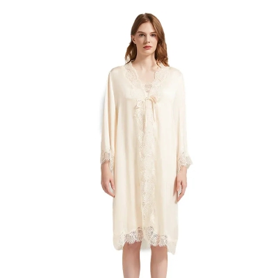 dongguan loungewear factory, dongguan loungewear  silk robe pajamas  supplier