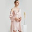 dongguan loungewear factory, dongguan loungewear silk robe pajamas  supplier