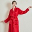 dongguan loungewear factory, dongguan loungewear silk robe pajamas  supplier
