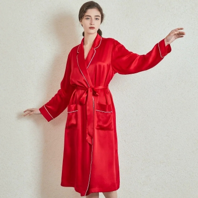 dongguan loungewear factory, dongguan loungewear  silk robe pajamas  supplier
