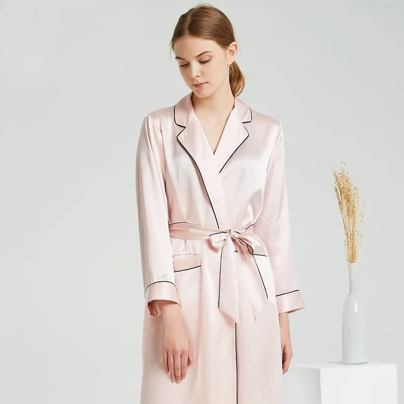 dongguan loungewear factory, dongguan loungewear  silk robe pajamas  supplier