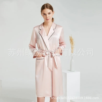 dongguan loungewear factory, dongguan loungewear  silk robe pajamas  supplier