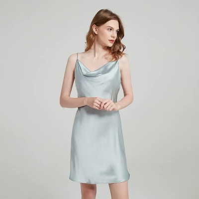 dongguan loungewear factory, dongguan loungewear silk slip dress supplier