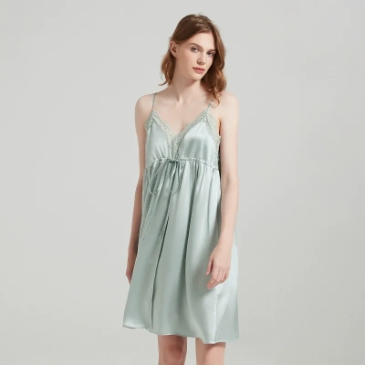 dongguan loungewear factory, dongguan loungewear  silk slip dress  supplier