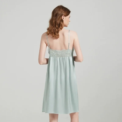 dongguan loungewear factory, dongguan loungewear  silk slip dress  supplier