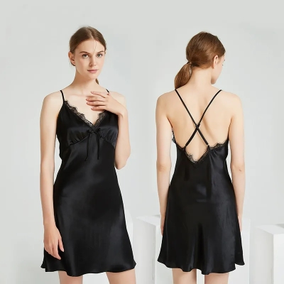 dongguan loungewear factory, dongguan loungewear silk slip dress  supplier