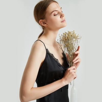 dongguan loungewear factory, dongguan loungewear silk slip dress supplier