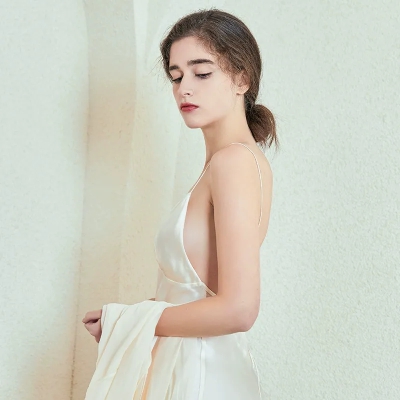 dongguan loungewear factory, dongguan loungewear  silk slip dress  supplier