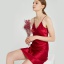 dongguan loungewear factory, dongguan loungewear silk slip dress  supplier