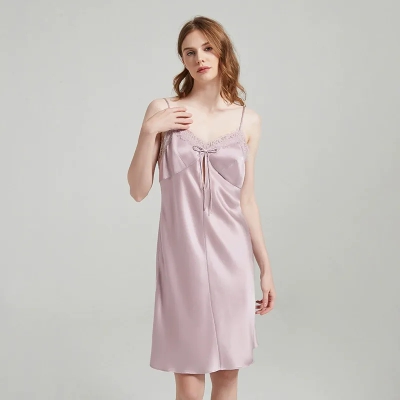 dongguan loungewear factory, dongguan loungewear silk slip dress supplier