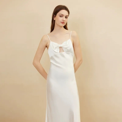 dongguan loungewear factory, dongguan loungewear silk slip dress  supplier